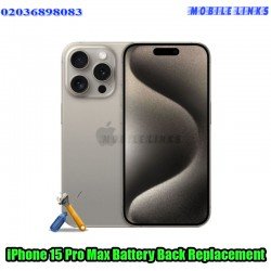 iPhone 15 Pro Max A2849 Battery Back Replacement